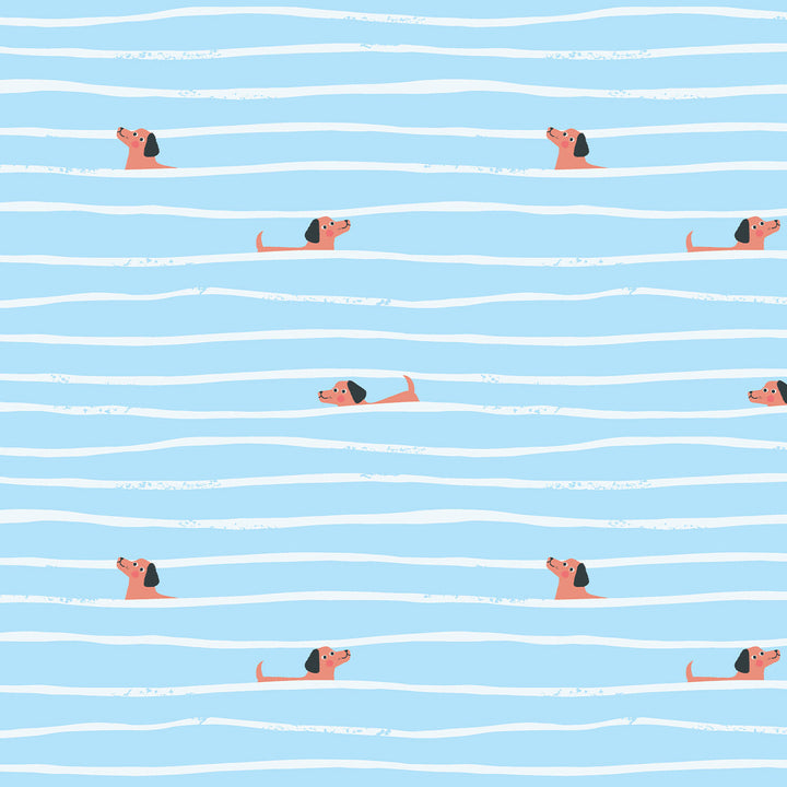 Puppy Pool Party Ocean