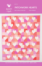 Load image into Gallery viewer, Patchwork Hearts Quilt Pattern
