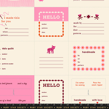 Thanks I Made It Panel Pink