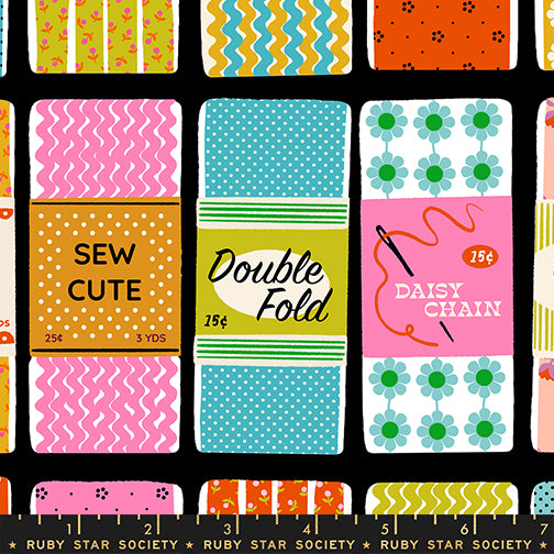 1 800 Notion Sew Cute Soft Black *½ Yard*