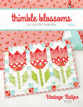 Load image into Gallery viewer, Vintage Tulips Mini Quilt Pattern
