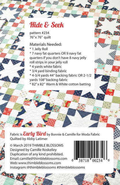 Hide & Seek Quilt Pattern