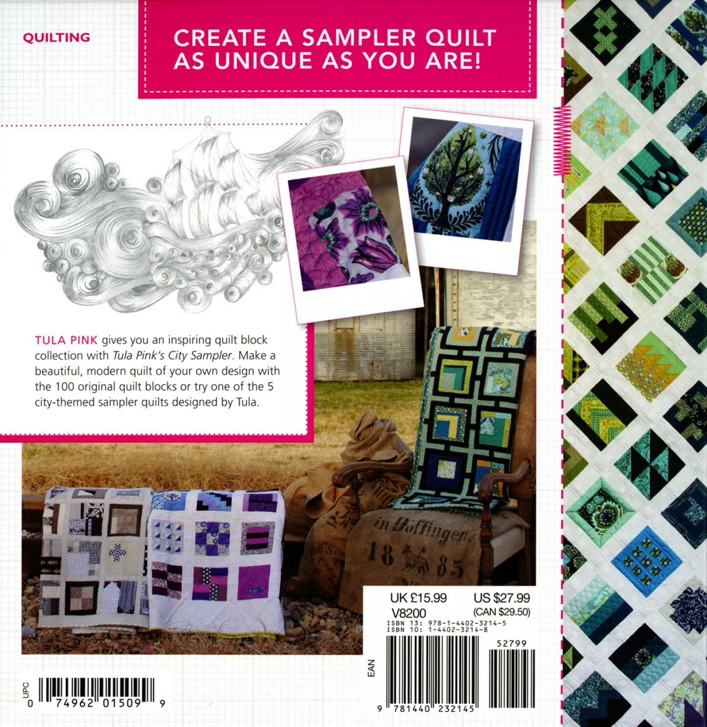 Tula Pink's 100 Modern Quilt Blocks Book