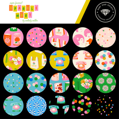 Sparkle Mart 2.5" Mini Charm Pack