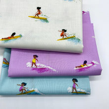 Load image into Gallery viewer, Tiny Surfers 3 Fat Quarters
