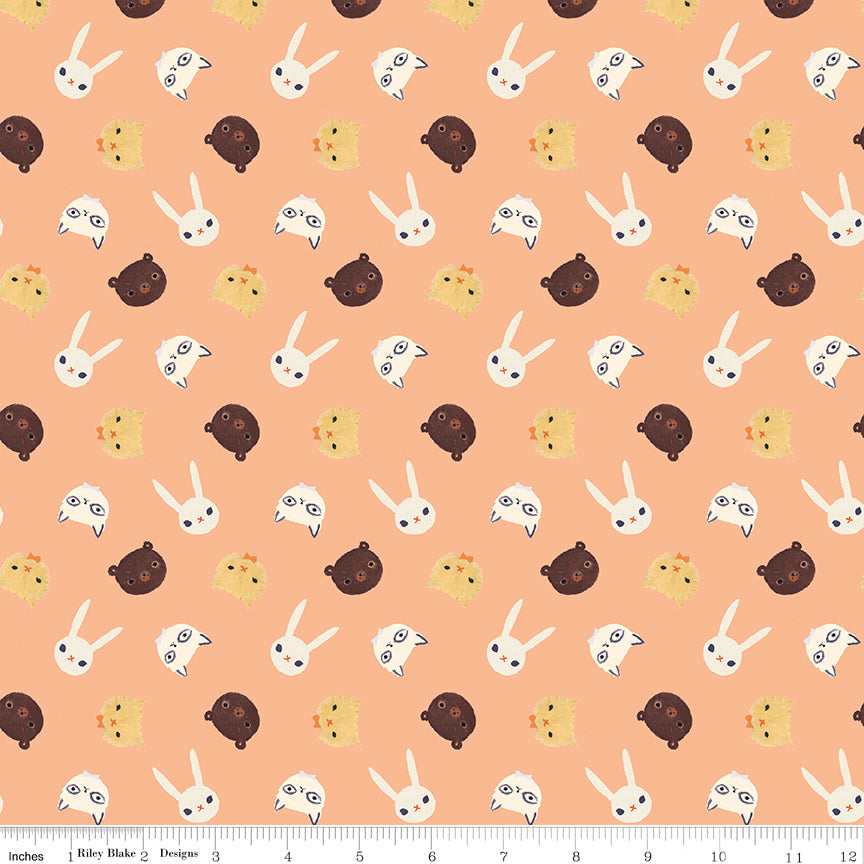Animal Faces Coral