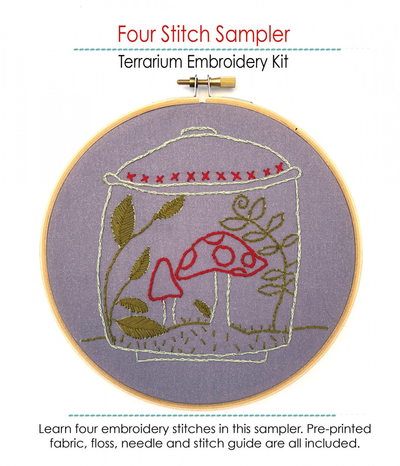 Terrarium Embroidery Kit