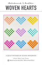 Load image into Gallery viewer, Woven Hearts Quilt Pattern
