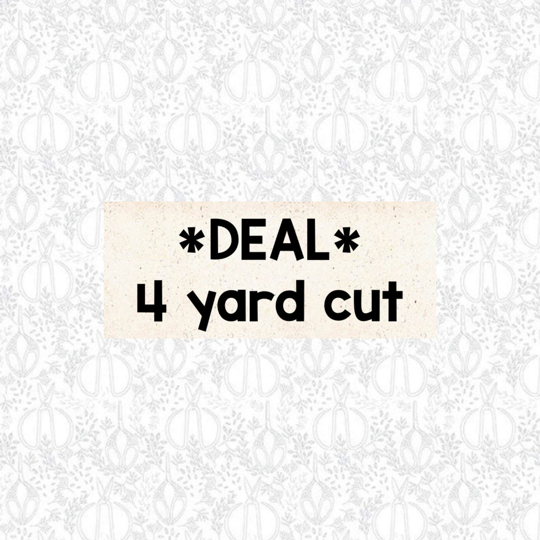 Hush Hush Scissors 4 Yard Cut Deal