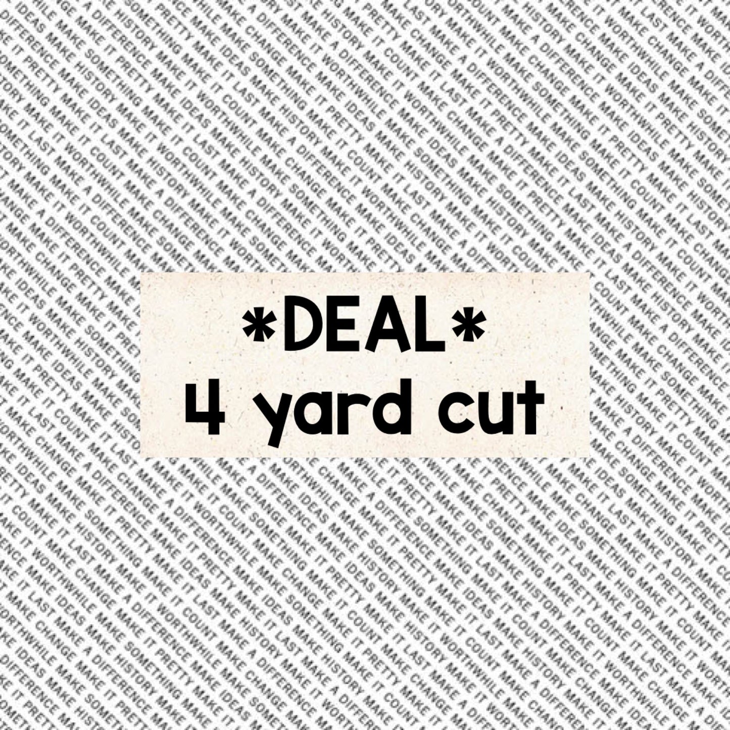 Breaking News White 4 Yard Cut Deal