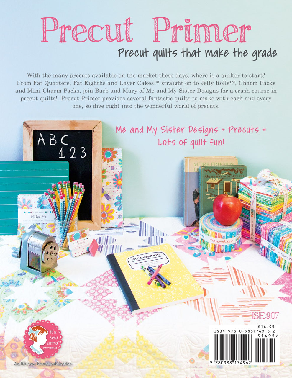 Precut Primer Book Fabric Pop