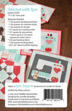 Load image into Gallery viewer, Stitched With Love Mini Quilt Pattern
