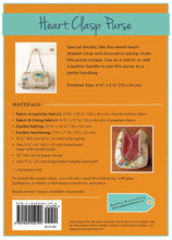 Load image into Gallery viewer, Heart Clasp Purse Pattern Including Hardware

