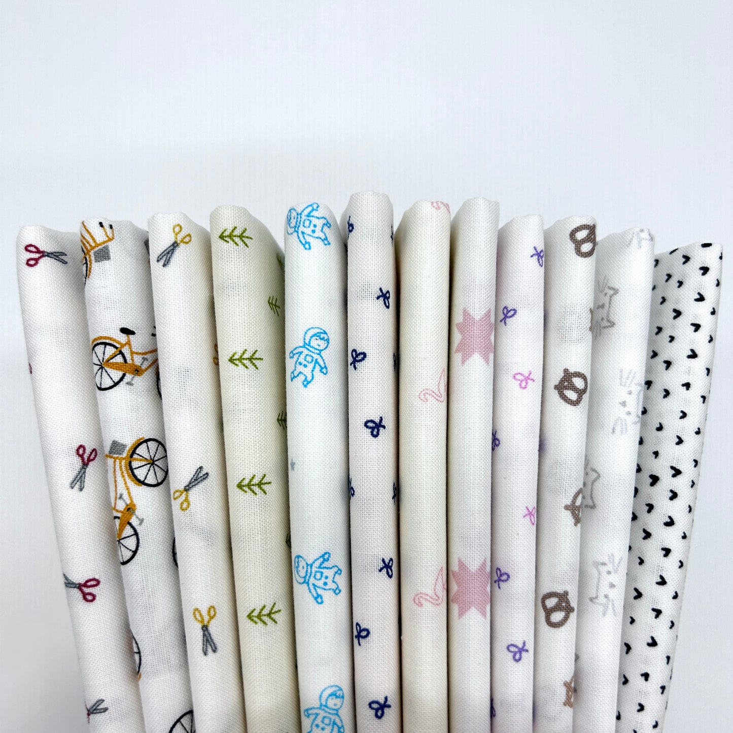 Low Volume Rainbow Fat Quarters