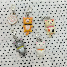 Load image into Gallery viewer, Kitty Zipper Charm 5 Piece Set
