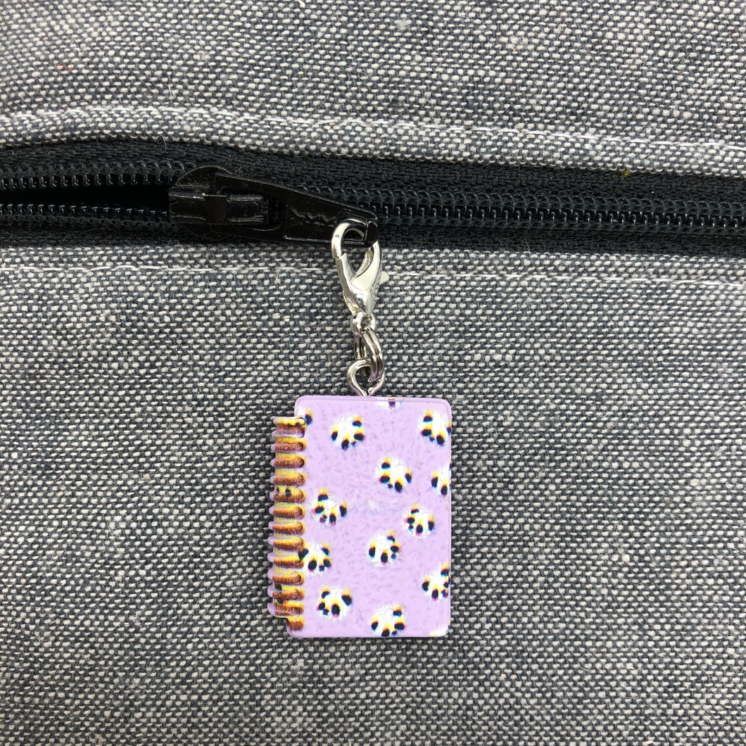 Panda Notebook Zipper Charm
