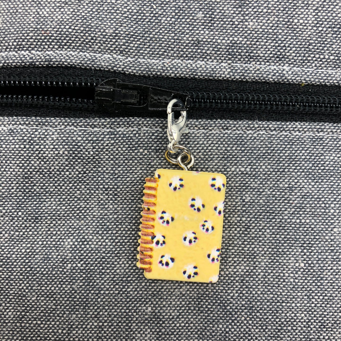 Panda Notebook Zipper Charm