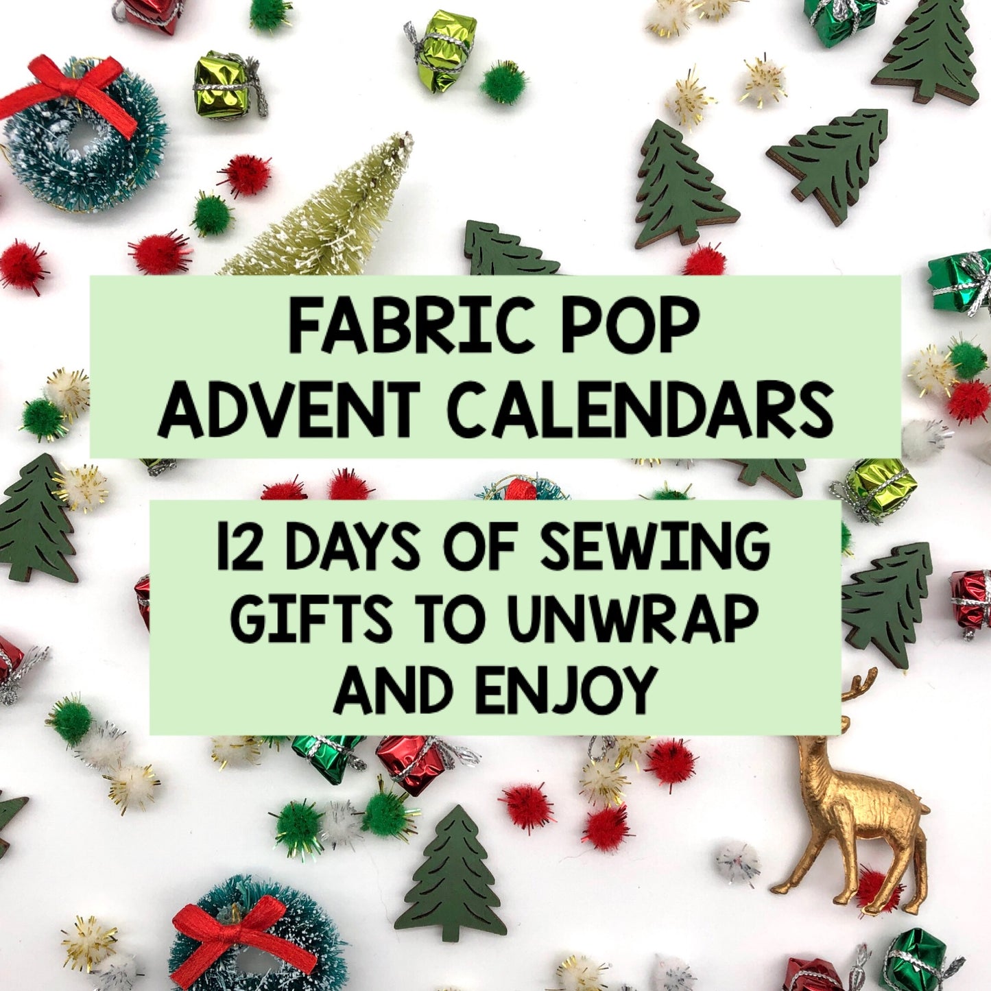 Sewing 12 Day Advent Calendar Countdown 2023