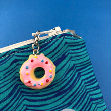 Load image into Gallery viewer, Sprinkled Donut Zipper Charm
