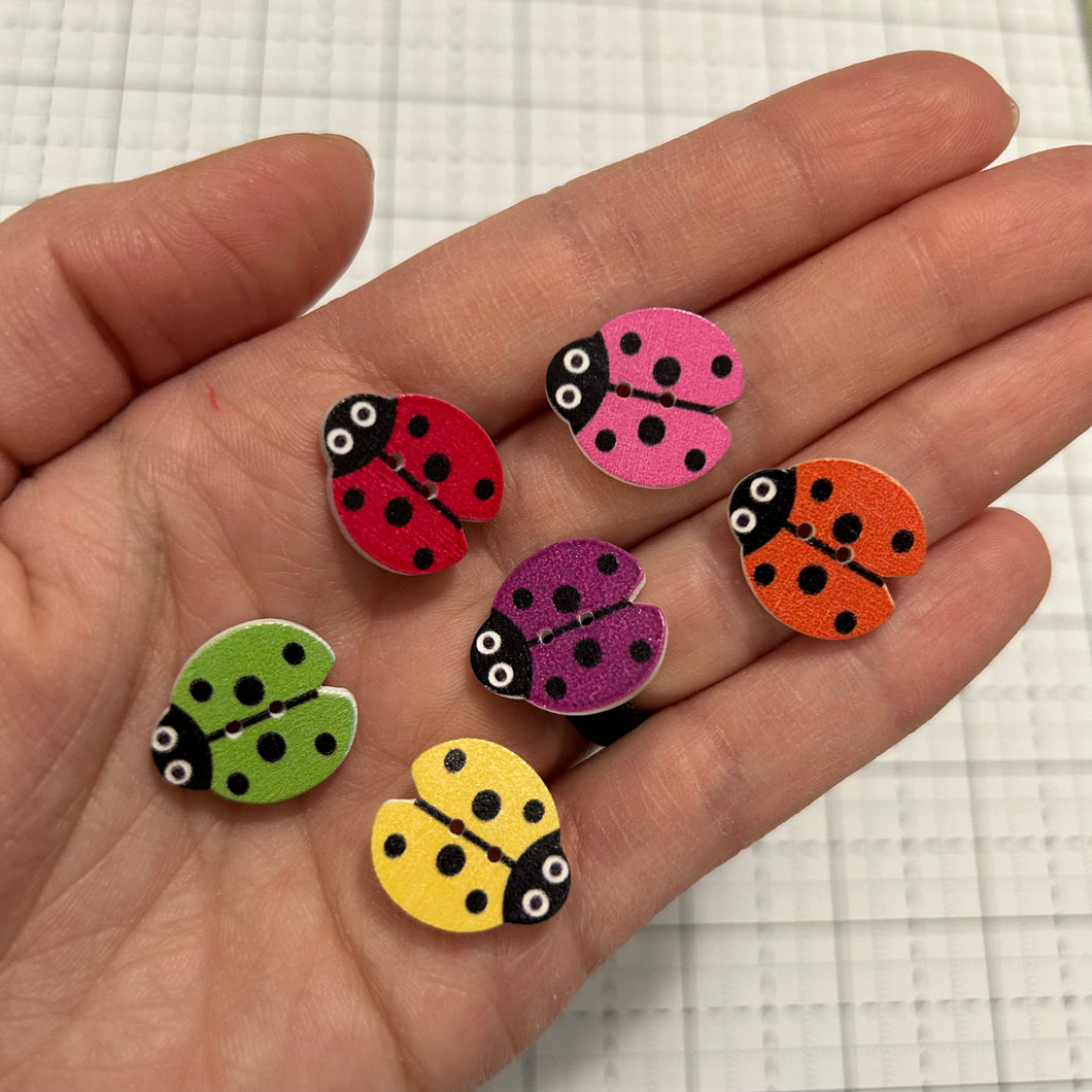 Ladybug Button Pack