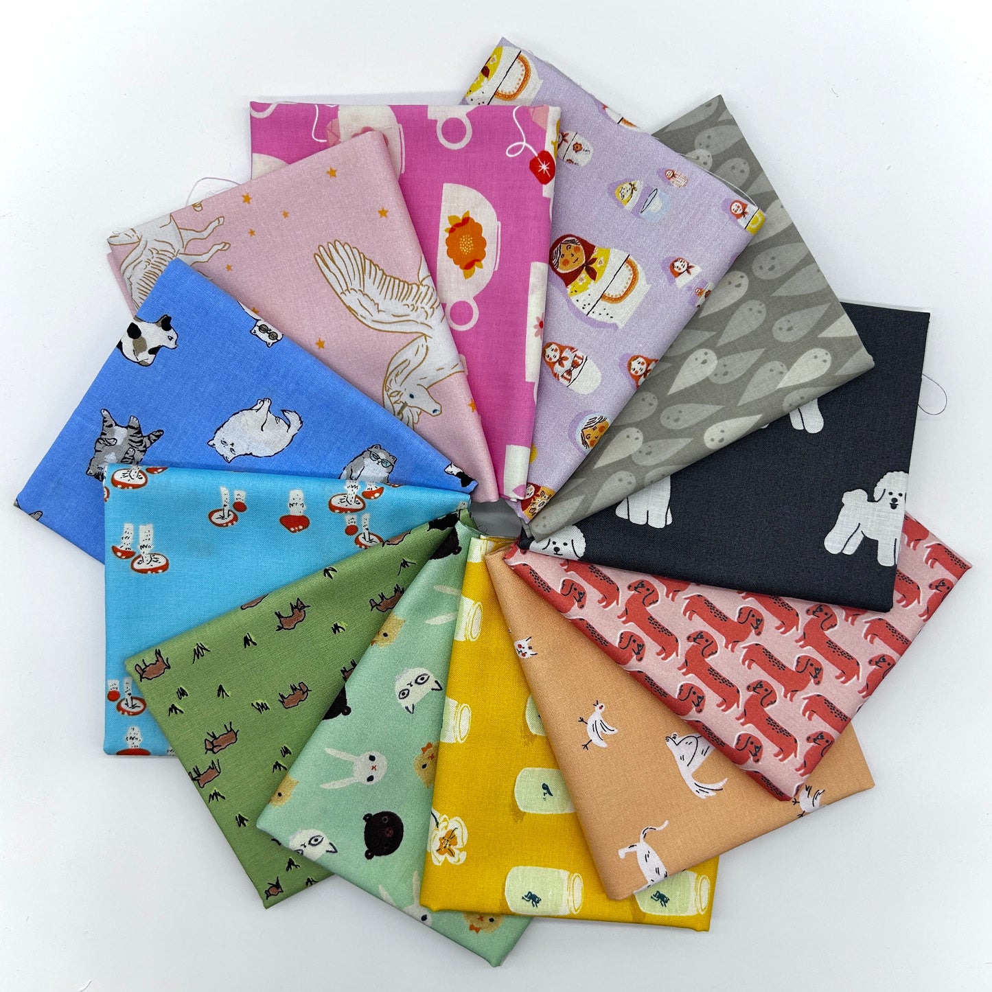 Cozy Rainbow 12 Fat Quarters