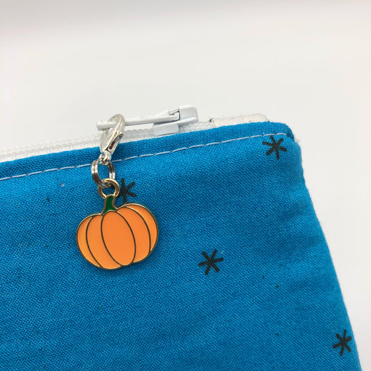 Pumpkin Zipper Charm