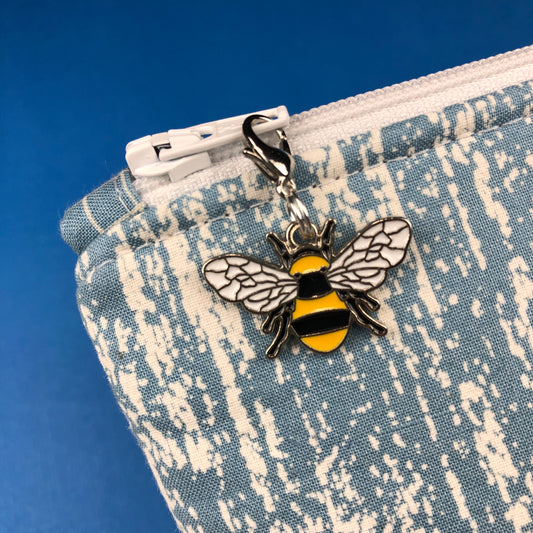 Bee Zipper Charm