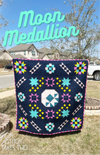 Load image into Gallery viewer, Moon Medallion Quilt Pattern
